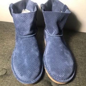 Ugg mini boots unlined perforated